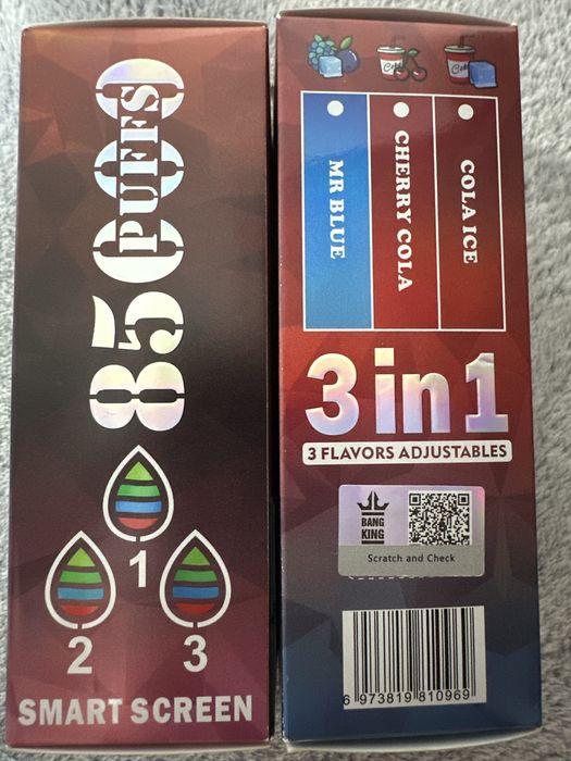 Vape 85 mii puff 3 arome