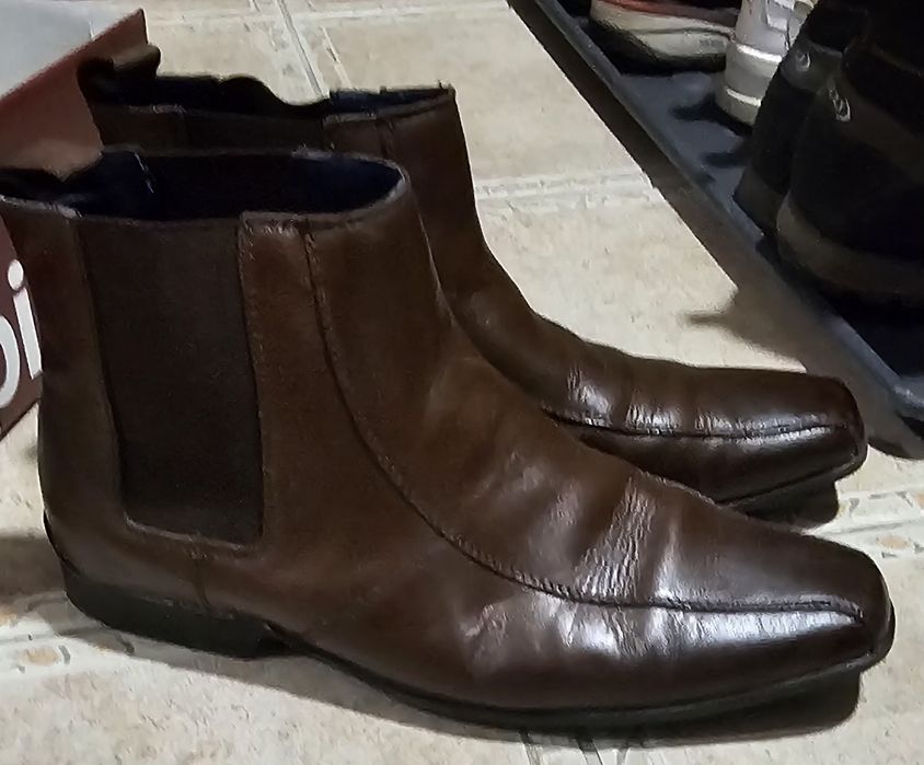 Кожени обувки Hushpuppies