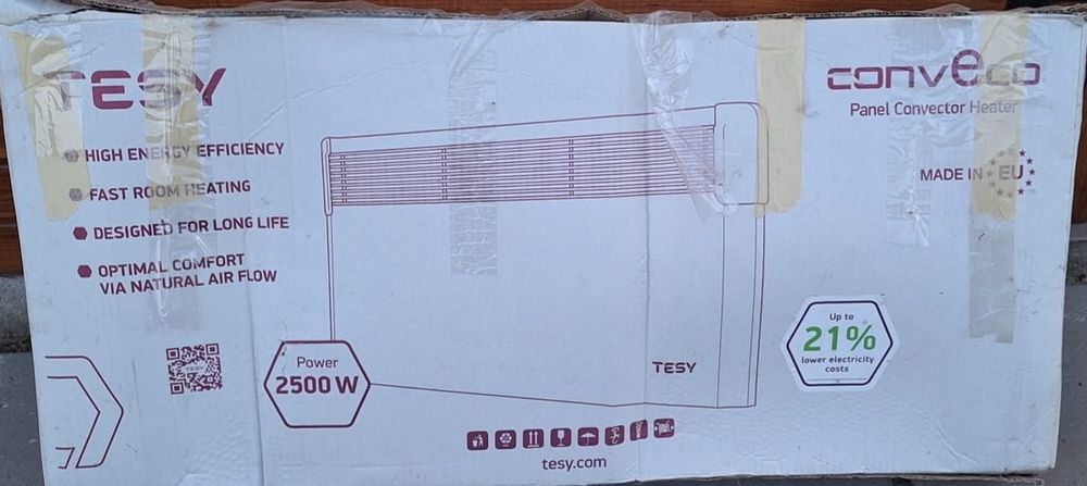 Convector de perete TESY CONVECO CN04250 EIS, 2500 W