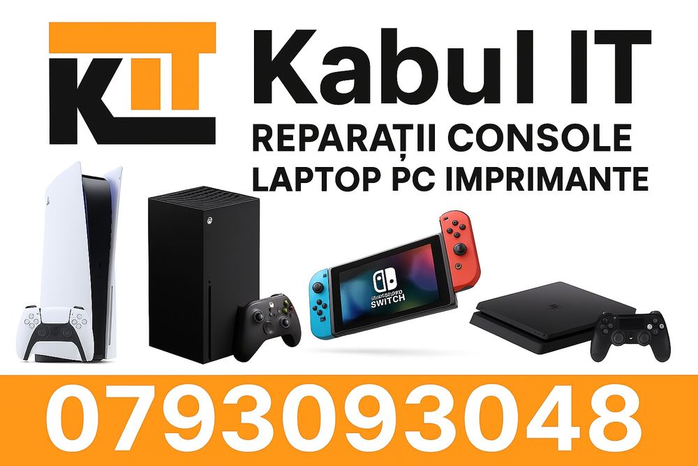 Reparatii Console Ps5 Ps4 Nintendo Xbox Curatare Controllare Laptop Pc