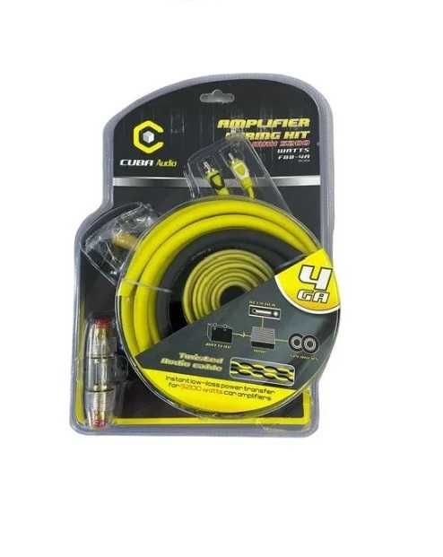 Cuba установочный комплект RCA4GA 4 шт Провода для сабвуфера