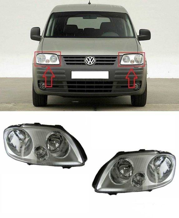 Фарове Фар за Фолксваген кади 2004 - 2010 VW CADDY