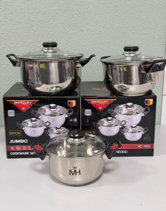 Комплект тенджери MC1855 – 6 части, НОВ