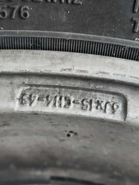 Джанти с гуми 4х100 15 цола рено