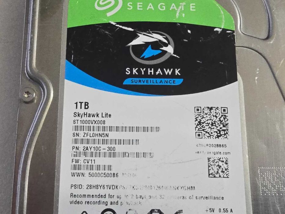 Hard Disk Seagate Skyhawk ST1000VX008, 1TB, 64MB, 5400RPM - teste