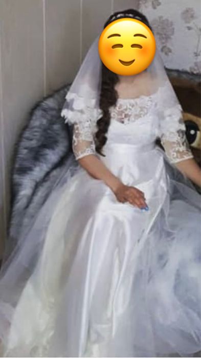 Свадебное платье в идеальном состоянии