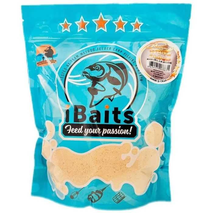 Set 3 pungi Nada pescuit iBaits + o punga Pellete  CADOU - FBR 004