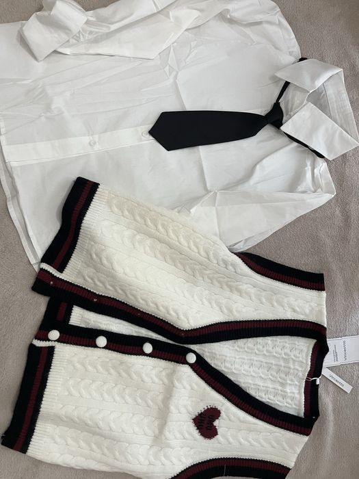 Пуловер , риза и вратовръзка