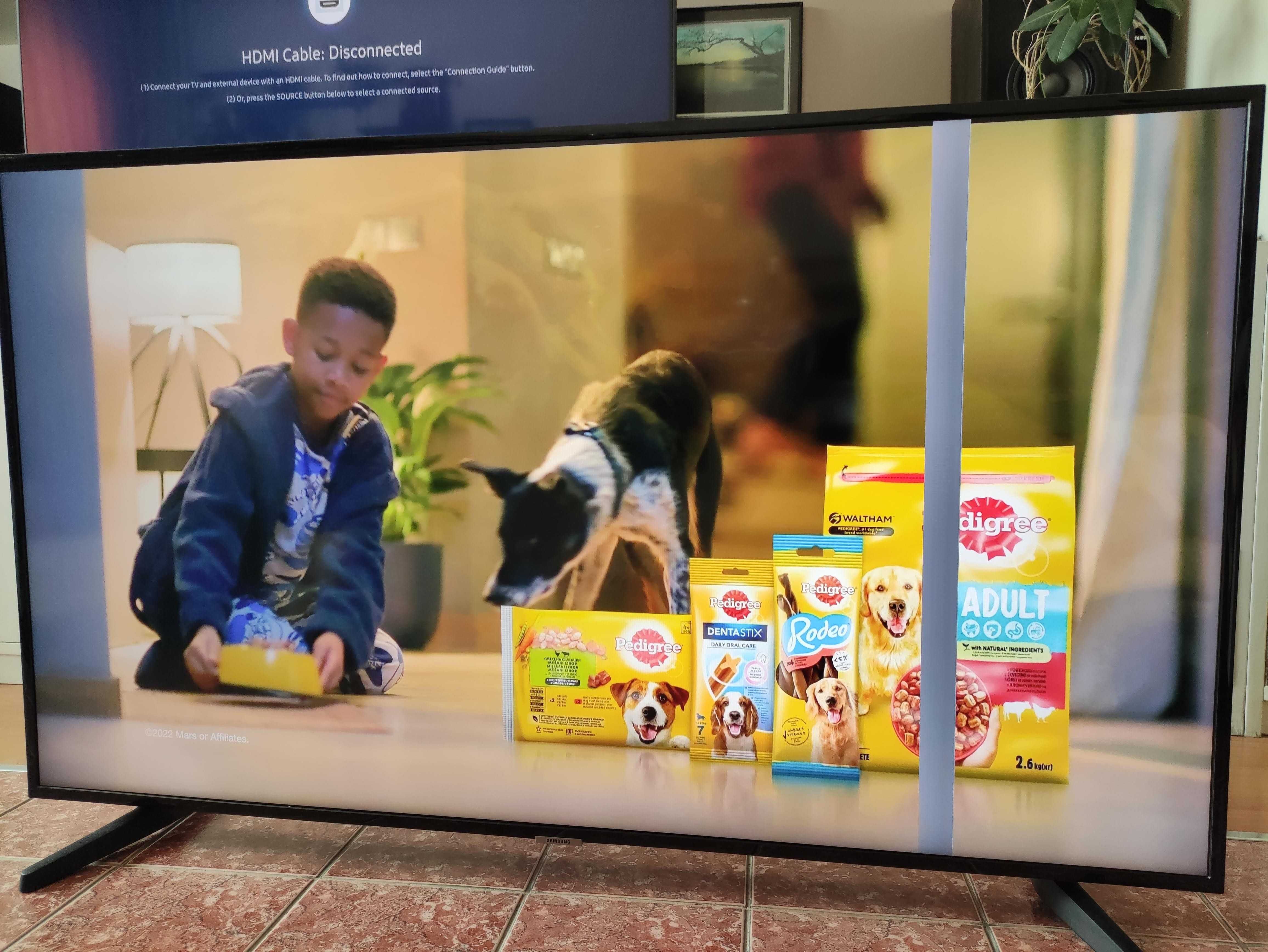 Телевизор Samsung 50" UE50NU7092U 4к за ремонт или части.