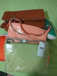 Нова чанта Mango + подарък 2