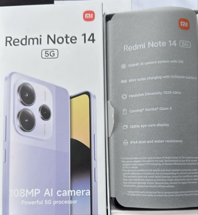 Xiaomi Redmi Note 14 6GB 128GB Midnight Black