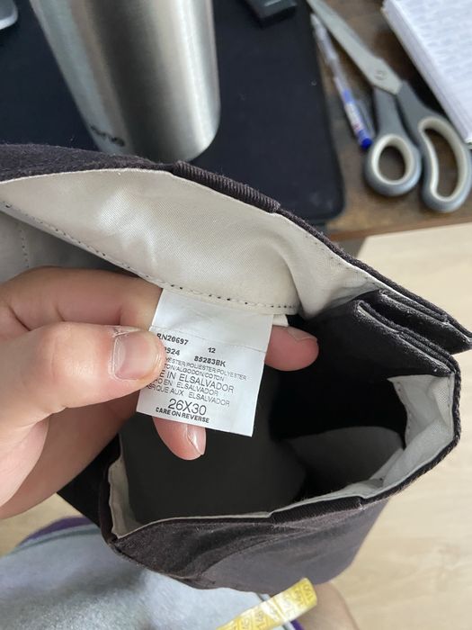 Pantaloni dickies double knee maro vintage