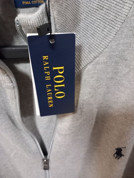 Polo Ralph Lauren, Жилетка Classics с цип, Сив меланж, 2XL