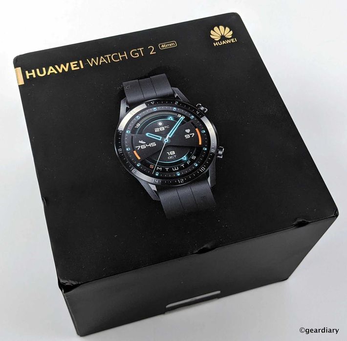 SmartWatch Huawei WATCH GT 2 46mm Bluetooth Difuzor Negru Nou Sigilat