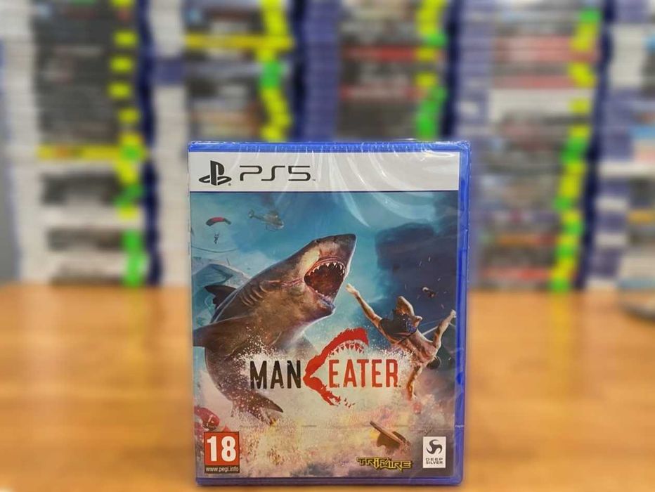 Новый диск MANEATER PS5 Огромный Выбор Игр