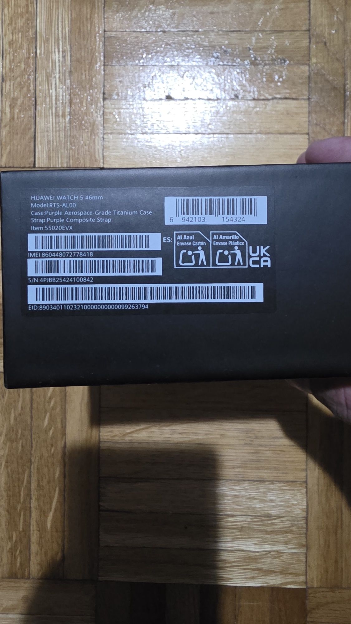 Смарт часовник HUAWEI WATCH 5 BLACK 46MM