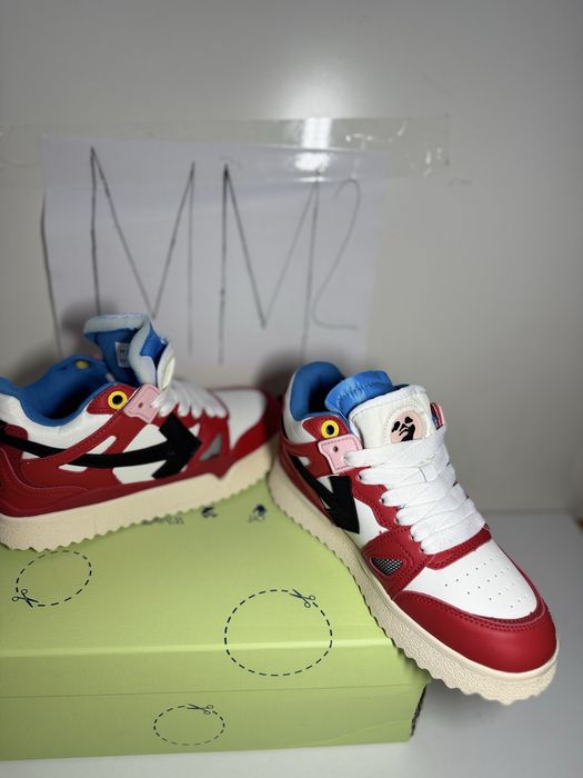 Off-White New Mid Sponge 'Red Black Blue'