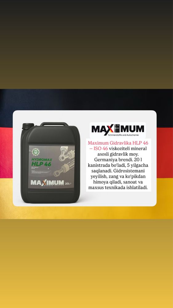 Maximum mator moylari