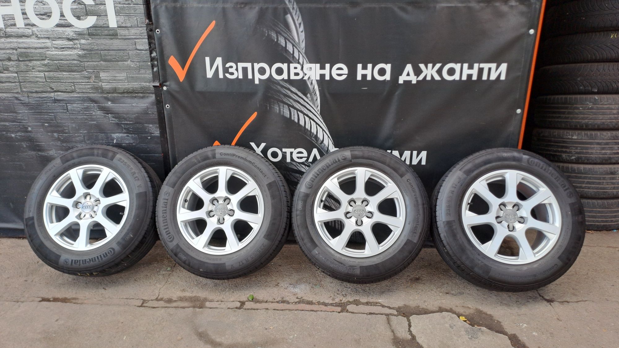 17" 5Х112мм Ауди Кю 5, Audi Q5 5x112mm с Летни гуми 235 65 17