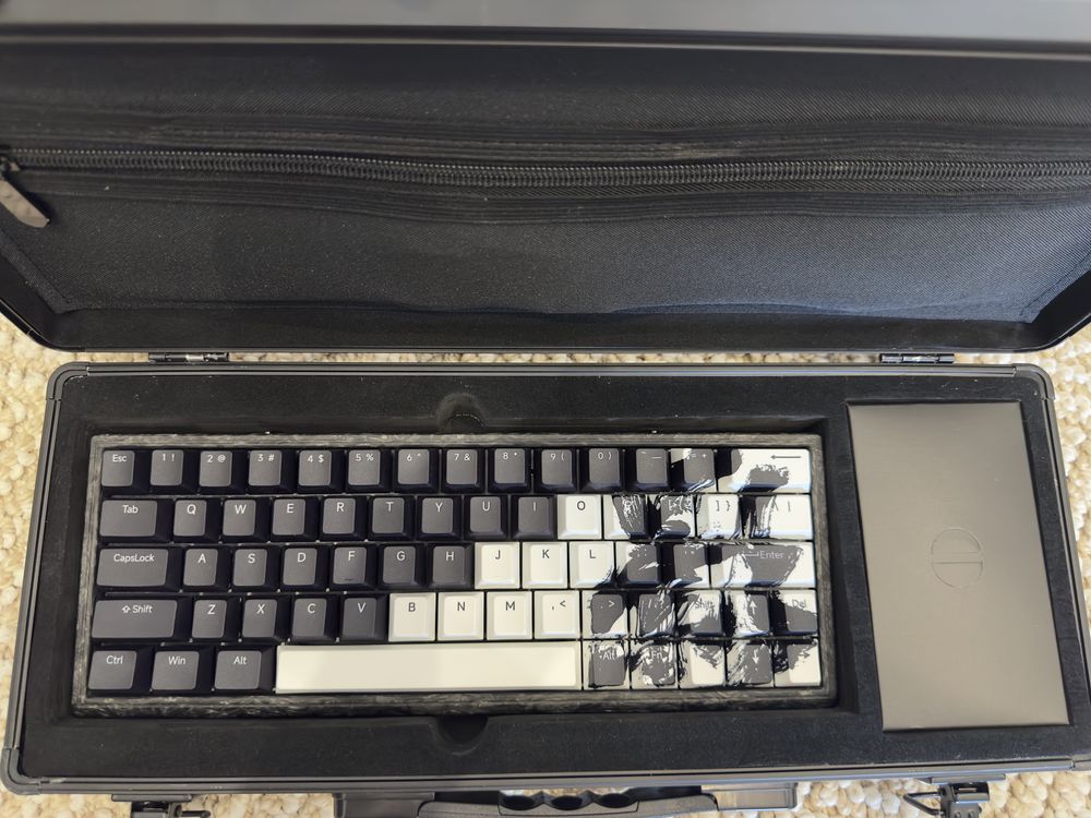 Продам магнитную клавиатуру wlmouse ying63 carbon fiber