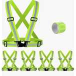Vesta reflectorizanta bicicleta atv trotineta Ham elastic verde