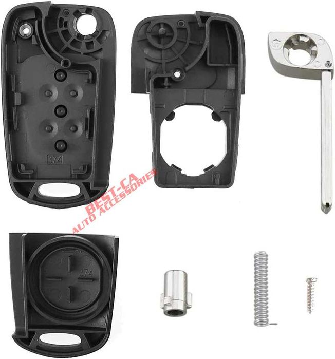 Carcasa cheie auto 3 butoane (HOLD NO HOLD) pentu KIA si Hyundai TOY40