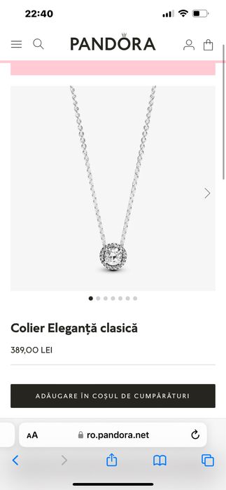 Set colier si cercei pandora