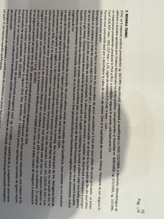 Teren intravilan Horpaz str Noua