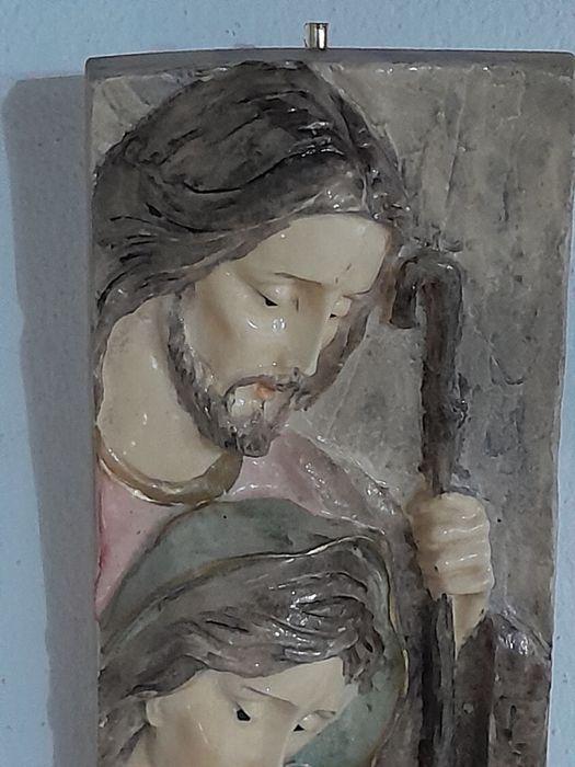 Placheta din ceramica pictata manual,