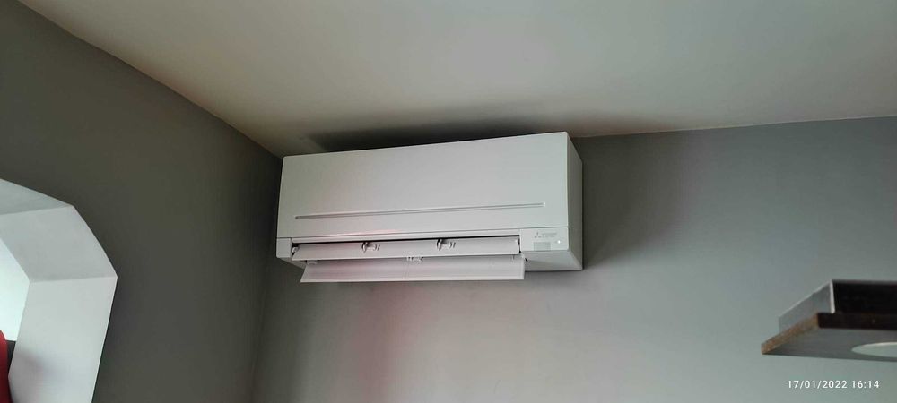 Климатик,  Mitsubishi Electric MSZ-HR35 1660,HR25 1600 C монтаж