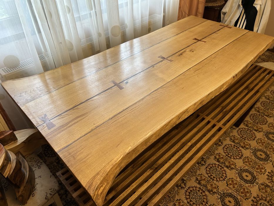 Blat din lemn masiv de stejar