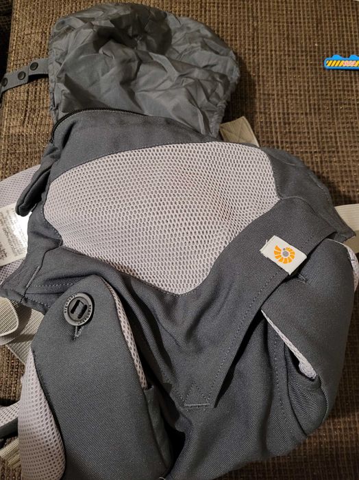 Ergobaby 360 Cool Air Mesh ергономична раница Carbon/Grey
