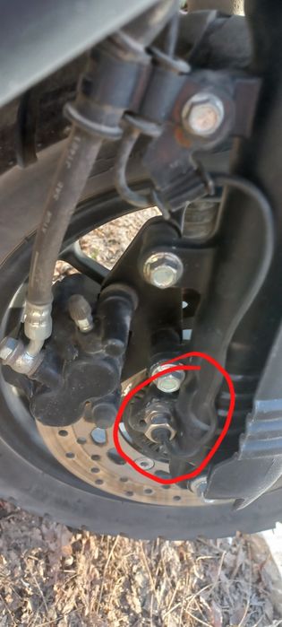 Tank skuterga spedometr datchig