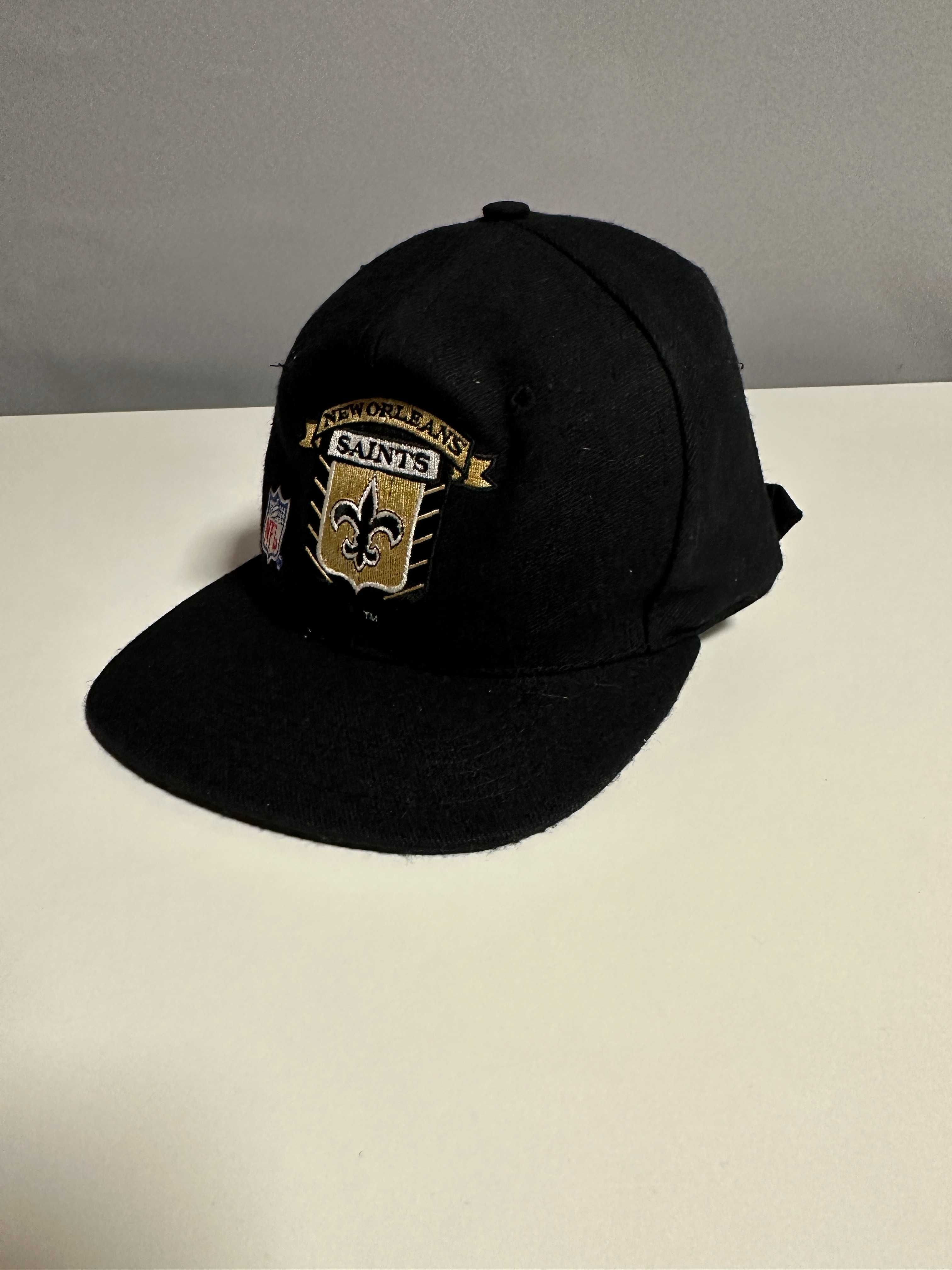 Sapca barbati unisex New Orleans Saints vintage 1992 lana neagra