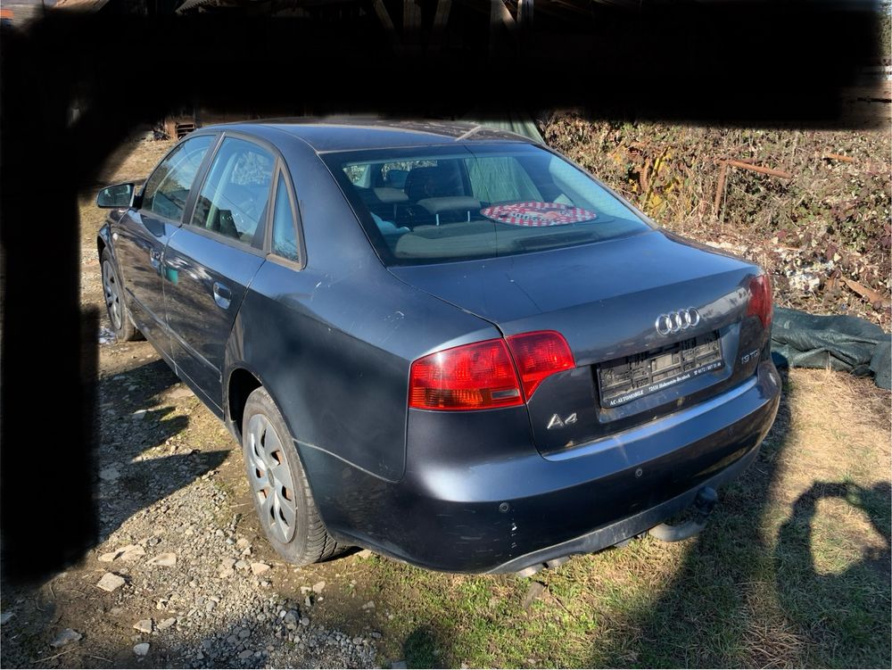 Dezmembrez Audi A4 B7 1.9 Tdi 85kw 116cp BRB 2004-2008