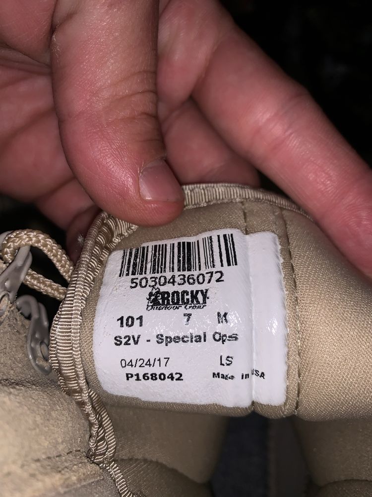 Bocanci militari Rocky S2 V desert