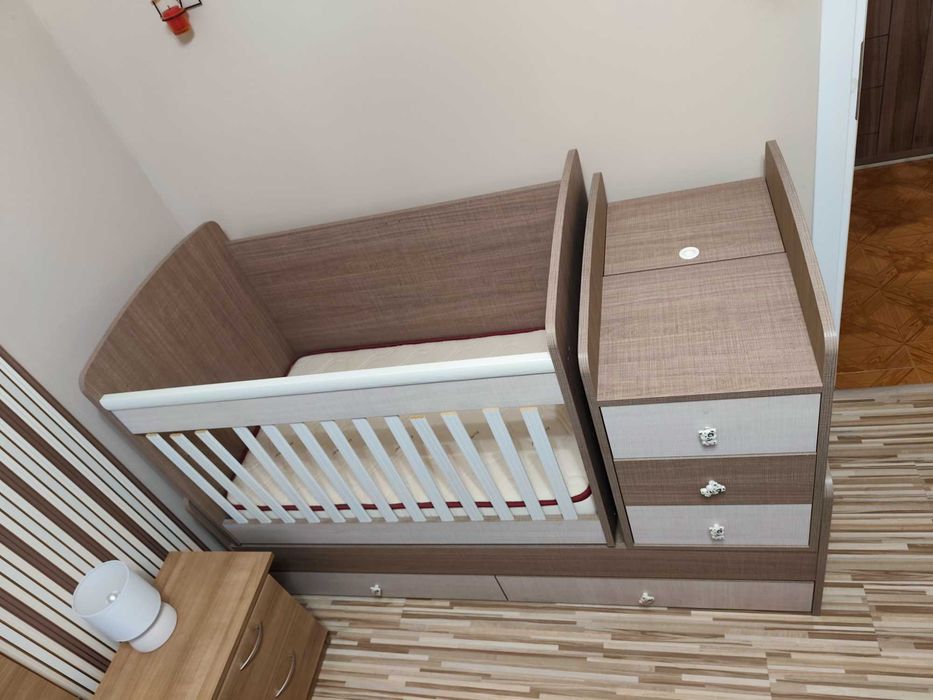 Детско легло 3 в 1 + матрак