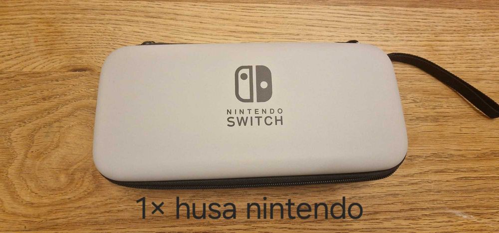 Nintendo Switch oled mario red cu acesorii si jocuri