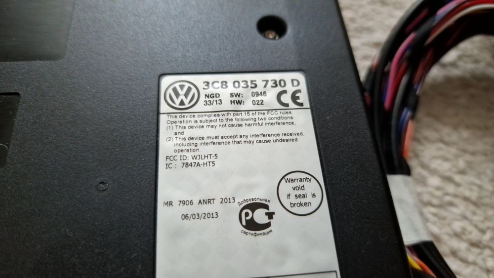 Modul BLUETOOTH Premium 3C0 035 730 D  pentru VW RCD, RNS 310/315/510