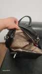 Vând rucsac negru material PU și fata din piele naturala întoarsă