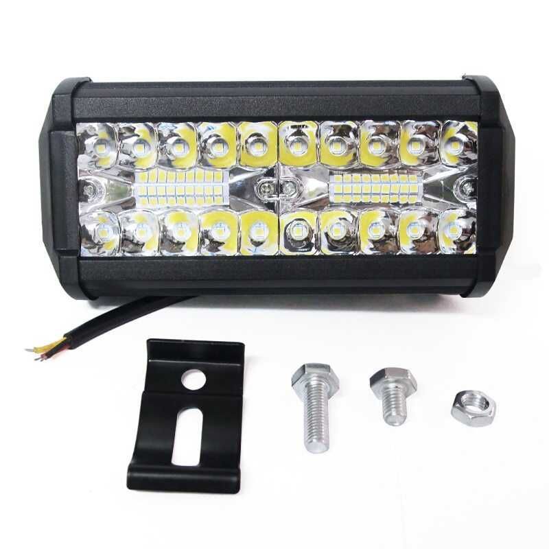 Proiector LED auto 5 Functii lumina galbena alb rece stroboscop flash