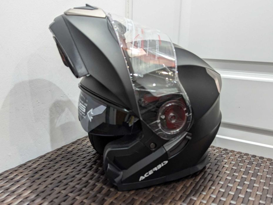 Casca moto Acerbis, marime S - flip-up, ochelari de soare