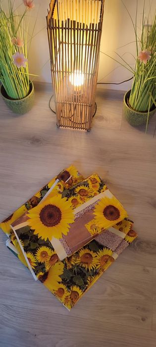 Fețe de masa imprimeu floral, floarea soarelui, model deosebit cerat