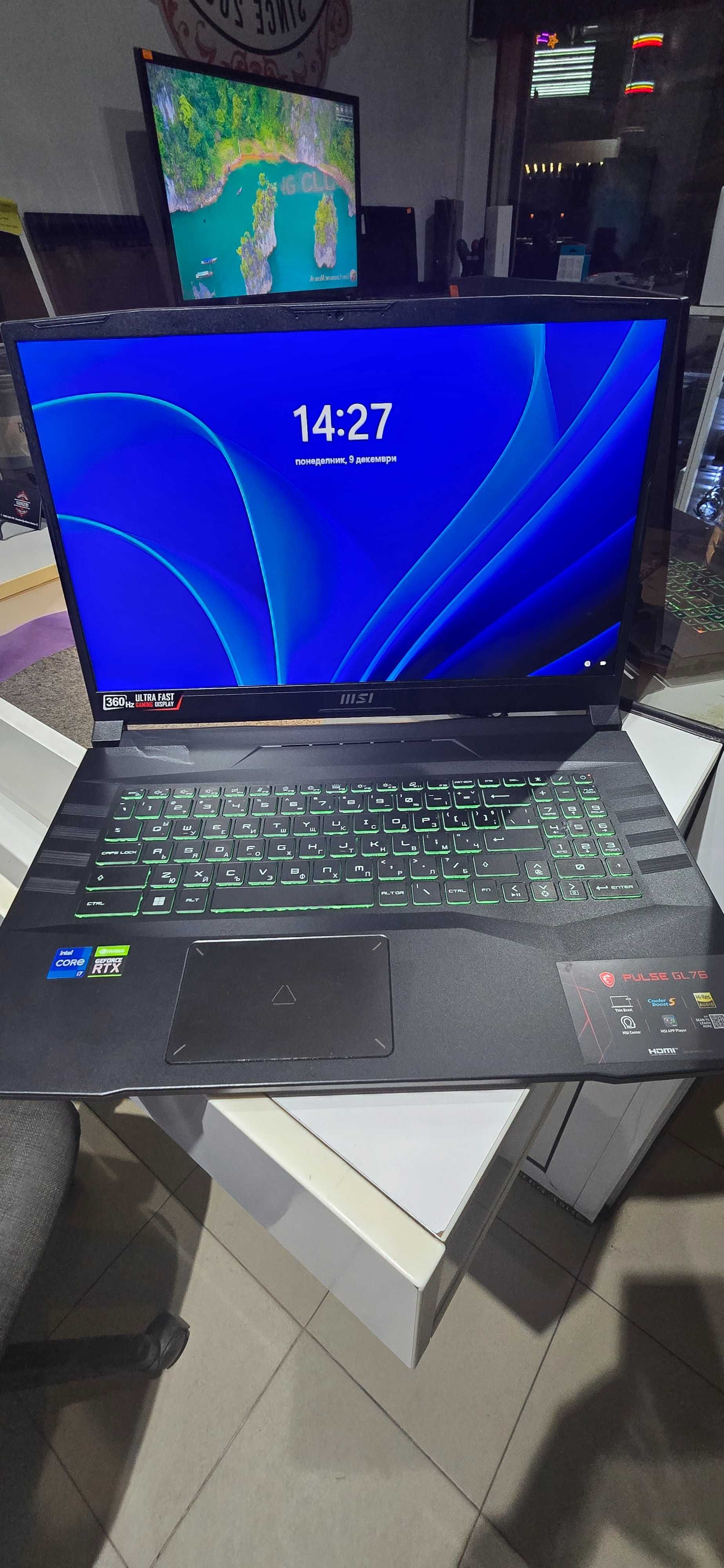 Gaming laptop MSI Pulse GL76 12UEK