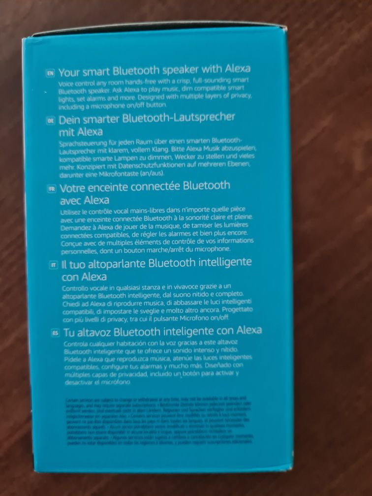 Смарт тонколона Amazon Echo Pop, Гласов контрол Alexa, W-Fi, Bluetooth