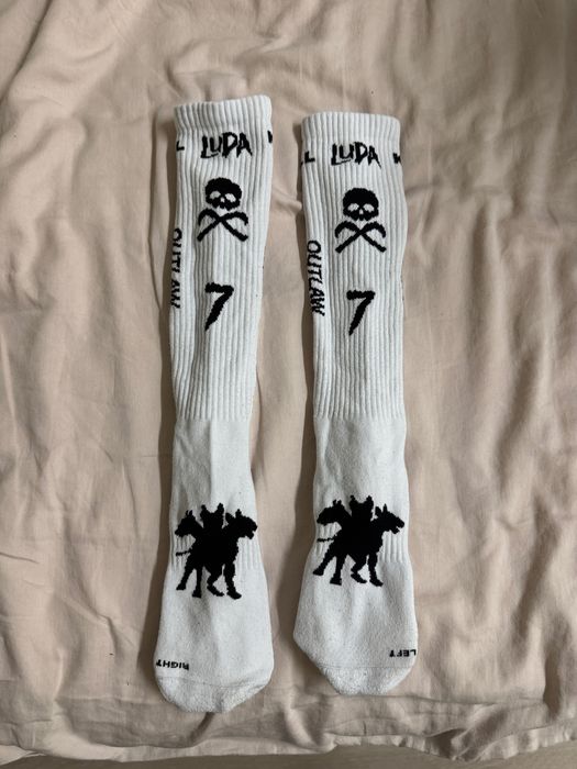 Брутална тениска LUDA | Размер S | Oversize | Подарък Чорапи!