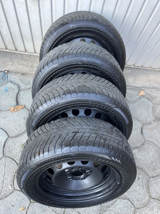 Jante tabla 5x120mm, anvelope iarna 205/55 R16 BMW E46 E90 E91 E87 F20