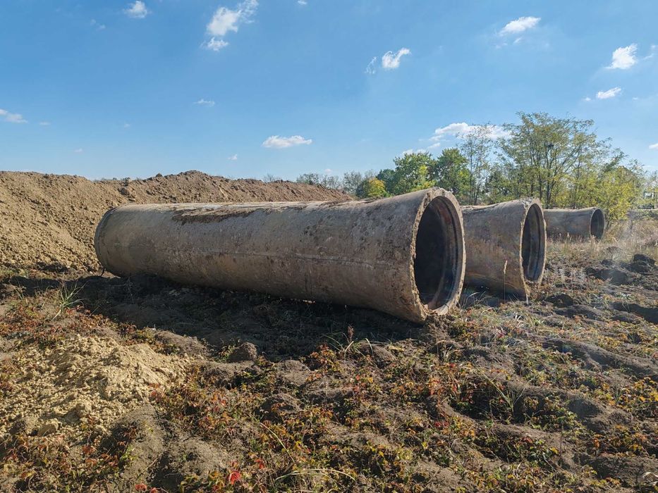 Tuburi de beton 1000 mm si 1200 mm diametru 6 metri lungime