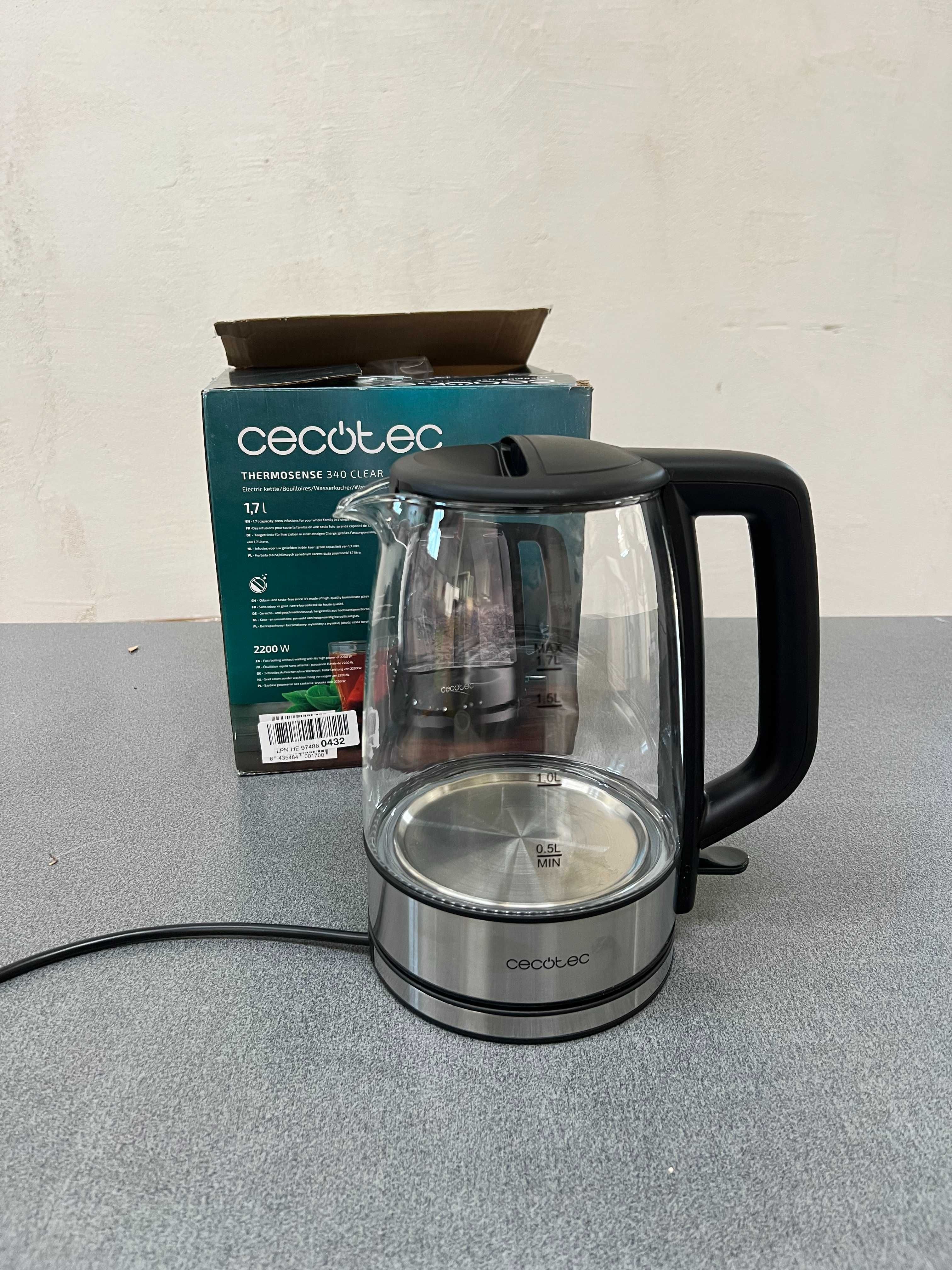 Чайник / Електрическа кана Cecotec ThermoSense 350 , 1.7л