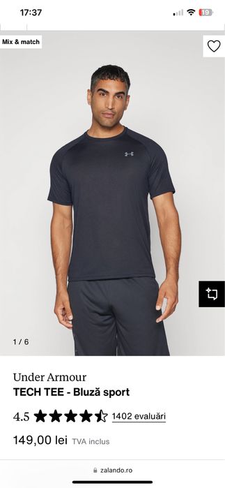 tricou de sala Under Armour - Tech Tee, marimea M